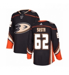 Youth Adidas Anaheim Ducks 62 Andrej Sustr Premier Black Home NHL Jersey 