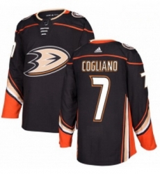 Youth Adidas Anaheim Ducks 7 Andrew Cogliano Authentic Black Home NHL Jersey 