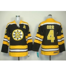 Women Boston Bruins 4# Bobby Orr Black jerseys Women Boston Bruins 4# Bobby Orr Black jerseys