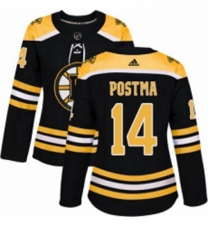 Womens Adidas Boston Bruins 14 Paul Postma Premier Black Home NHL Jersey Womens Adidas Boston Bruins 14 Paul Postma Premier Black Home NHL Jersey