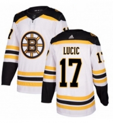 Womens Adidas Boston Bruins 17 Milan Lucic Authentic White Away NHL Jersey Womens Adidas Boston Bruins 17 Milan Lucic Authentic White Away NHL Jersey