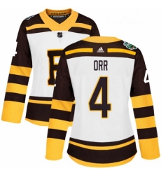 Womens Adidas Boston Bruins 4 Bobby Orr Authentic White 2019 Winter Classic NHL Jersey Womens Adidas Boston Bruins 4 Bobby Orr Authentic White 2019 Winter Classic NHL Jersey