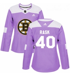 Womens Adidas Boston Bruins 40 Tuukka Rask Authentic Purple Fights Cancer Practice NHL Jersey Womens Adidas Boston Bruins 40 Tuukka Rask Authentic Purple Fights Cancer Practice NHL Jersey
