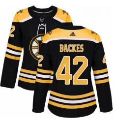 Womens Adidas Boston Bruins 42 David Backes Premier Black Home NHL Jersey Womens Adidas Boston Bruins 42 David Backes Premier Black Home NHL Jersey