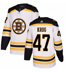Womens Adidas Boston Bruins 47 Torey Krug Authentic White Away NHL Jersey Womens Adidas Boston Bruins 47 Torey Krug Authentic White Away NHL Jersey