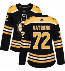 Womens Adidas Boston Bruins 72 Frank Vatrano Authentic Black Home NHL Jersey Womens Adidas Boston Bruins 72 Frank Vatrano Authentic Black Home NHL Jersey