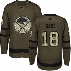 Youth Adidas Buffalo Sabres 18 Danny Gare Premier Green Salute to Service NHL Jersey 