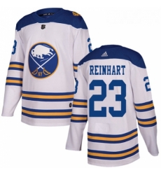 Youth Adidas Buffalo Sabres 23 Sam Reinhart Authentic White 2018 Winter Classic NHL Jersey Youth Adidas Buffalo Sabres 23 Sam Reinhart Authentic White 2018 Winter Classic NHL Jersey