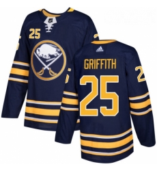 Youth Adidas Buffalo Sabres 25 Seth Griffith Authentic Navy Blue Home NHL Jersey Youth Adidas Buffalo Sabres 25 Seth Griffith Authentic Navy Blue Home NHL Jersey