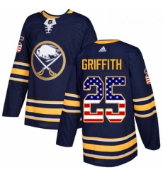 Youth Adidas Buffalo Sabres 25 Seth Griffith Authentic Navy Blue USA Flag Fashion NHL Jersey Youth Adidas Buffalo Sabres 25 Seth Griffith Authentic Navy Blue USA Flag Fashion NHL Jersey