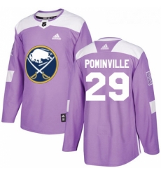 Youth Adidas Buffalo Sabres 29 Jason Pominville Authentic Purple Fights Cancer Practice NHL Jersey Youth Adidas Buffalo Sabres 29 Jason Pominville Authentic Purple Fights Cancer Practice NHL Jersey