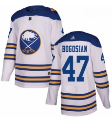 Youth Adidas Buffalo Sabres 47 Zach Bogosian Authentic White 2018 Winter Classic NHL Jersey Youth Adidas Buffalo Sabres 47 Zach Bogosian Authentic White 2018 Winter Classic NHL Jersey