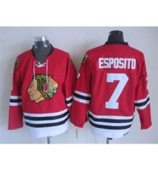 nhl jerseys chicago blackhawks 7 esposito red[m&n][esposito]