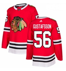 Youth Adidas Chicago Blackhawks 56 Erik Gustafsson Authentic Red Home NHL Jersey Youth Adidas Chicago Blackhawks 56 Erik Gustafsson Authentic Red Home NHL Jersey
