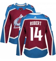 Womens Adidas Colorado Avalanche 14 Rene Robert Premier Burgundy Red Home NHL Jersey Womens Adidas Colorado Avalanche 14 Rene Robert Premier Burgundy Red Home NHL Jersey