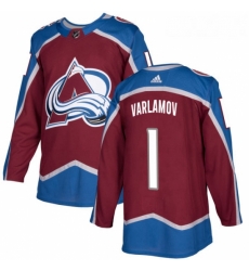 Youth Adidas Colorado Avalanche 1 Semyon Varlamov Premier Burgundy Red Home NHL Jersey Youth Adidas Colorado Avalanche 1 Semyon Varlamov Premier Burgundy Red Home NHL Jersey