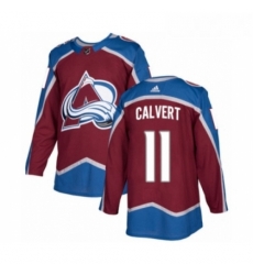 Youth Adidas Colorado Avalanche 11 Matt Calvert Premier Burgundy Red Home NHL Jersey 