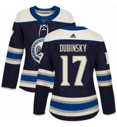 Womens Adidas Columbus Blue Jackets 17 Brandon Dubinsky Authentic Navy Blue Alternate NHL Jersey Womens Adidas Columbus Blue Jackets 17 Brandon Dubinsky Authentic Navy Blue Alternate NHL Jersey