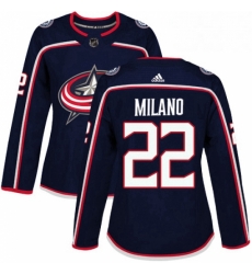 Womens Adidas Columbus Blue Jackets 22 Sonny Milano Premier Navy Blue Home NHL Jersey Womens Adidas Columbus Blue Jackets 22 Sonny Milano Premier Navy Blue Home NHL Jersey