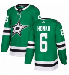 Youth Adidas Dallas Stars 6 Julius Honka Premier Green Home NHL Jersey 