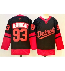 Men Detroit Red Wings 93 Alex DeBrincat Black 2024 25 Stitched Jersey Men Detroit Red Wings 93 Alex DeBrincat Black 2024 25 Stitched Jersey
