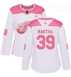 Womens Adidas Detroit Red Wings 39 Anthony Mantha Authentic WhitePink Fashion NHL Jersey Womens Adidas Detroit Red Wings 39 Anthony Mantha Authentic WhitePink Fashion NHL Jersey