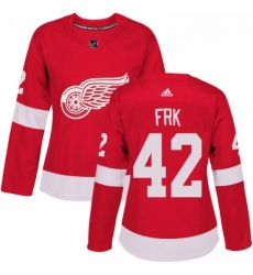 Womens Adidas Detroit Red Wings 42 Martin Frk Authentic Red Home NHL Jersey Womens Adidas Detroit Red Wings 42 Martin Frk Authentic Red Home NHL Jersey