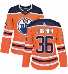 Womens Adidas Edmonton Oilers 36 Jussi Jokinen Authentic Orange Home NHL Jersey Womens Adidas Edmonton Oilers 36 Jussi Jokinen Authentic Orange Home NHL Jersey