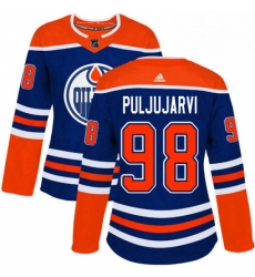 Womens Adidas Edmonton Oilers 98 Jesse Puljujarvi Authentic Royal Blue Alternate NHL Jersey Womens Adidas Edmonton Oilers 98 Jesse Puljujarvi Authentic Royal Blue Alternate NHL Jersey