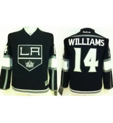 Kids Los Angeles Kings 14 Justin Williams Black NHL Hockey Jerseys Kids Los Angeles Kings 14 Justin Williams Black NHL Hockey Jerseys