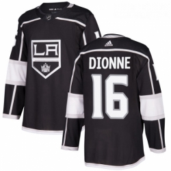 Youth Adidas Los Angeles Kings 16 Marcel Dionne Authentic Black Home NHL Jersey 