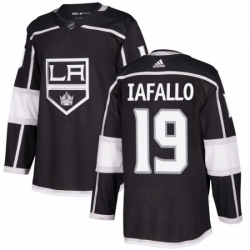 Youth Adidas Los Angeles Kings 19 Alex Iafallo Authentic Black Home NHL Jersey 