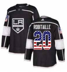 Youth Adidas Los Angeles Kings 20 Luc Robitaille Authentic Black USA Flag Fashion NHL Jersey Youth Adidas Los Angeles Kings 20 Luc Robitaille Authentic Black USA Flag Fashion NHL Jersey