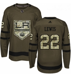 Youth Adidas Los Angeles Kings 22 Trevor Lewis Authentic Green Salute to Service NHL Jersey Youth Adidas Los Angeles Kings 22 Trevor Lewis Authentic Green Salute to Service NHL Jersey