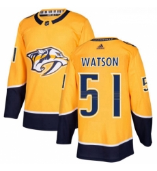 Youth Adidas Nashville Predators 51 Austin Watson Authentic Gold Home NHL Jersey Youth Adidas Nashville Predators 51 Austin Watson Authentic Gold Home NHL Jersey