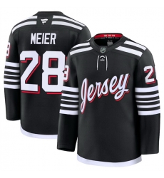 Men New Jersey Devils 28 Timo Meier Black 2024 25 Alternate Stitched Hockey Jersey Men New Jersey Devils 28 Timo Meier Black 2024 25 Alternate Stitched Hockey Jersey