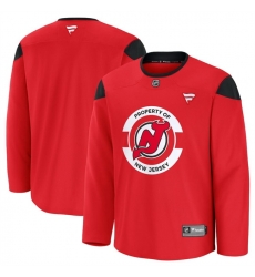 Men New Jersey Devils Red 2024 25 Team Practice Stitched Hockey Jersey Men New Jersey Devils Red 2024 25 Team Practice Stitched Hockey Jersey
