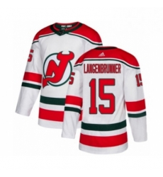 Mens Adidas New Jersey Devils 15 Jamie Langenbrunner Premier White Alternate NHL Jersey Mens Adidas New Jersey Devils 15 Jamie Langenbrunner Premier White Alternate NHL Jersey