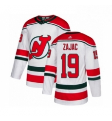 Mens Adidas New Jersey Devils 19 Travis Zajac Authentic White Alternate NHL Jersey Mens Adidas New Jersey Devils 19 Travis Zajac Authentic White Alternate NHL Jersey