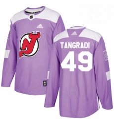 Mens Adidas New Jersey Devils 49 Eric Tangradi Authentic Purple Fights Cancer Practice NHL Jersey Mens Adidas New Jersey Devils 49 Eric Tangradi Authentic Purple Fights Cancer Practice NHL Jersey