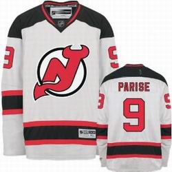 New Jersey Devils #9 Parise Red Hockey white Jersey