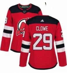 Womens Adidas New Jersey Devils 29 Ryane Clowe Authentic Red Home NHL Jersey Womens Adidas New Jersey Devils 29 Ryane Clowe Authentic Red Home NHL Jersey