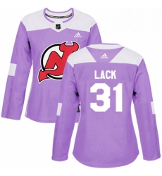 Womens Adidas New Jersey Devils 31 Eddie Lack Authentic Purple Fights Cancer Practice NHL Jersey Womens Adidas New Jersey Devils 31 Eddie Lack Authentic Purple Fights Cancer Practice NHL Jersey
