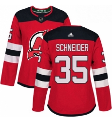 Womens Adidas New Jersey Devils 35 Cory Schneider Authentic Red Home NHL Jersey Womens Adidas New Jersey Devils 35 Cory Schneider Authentic Red Home NHL Jersey