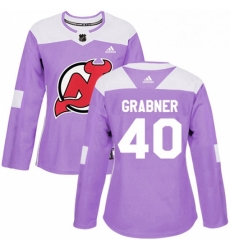 Womens Adidas New Jersey Devils 40 Michael Grabner Authentic Purple Fights Cancer Practice NHL Jersey Womens Adidas New Jersey Devils 40 Michael Grabner Authentic Purple Fights Cancer Practice NHL Jersey