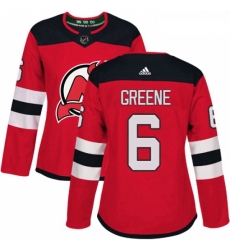 Womens Adidas New Jersey Devils 6 Andy Greene Authentic Red Home NHL Jersey Womens Adidas New Jersey Devils 6 Andy Greene Authentic Red Home NHL Jersey