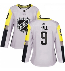 Womens Adidas New Jersey Devils 9 Taylor Hall Authentic Gray 2018 All Star Metro Division NHL Jersey Womens Adidas New Jersey Devils 9 Taylor Hall Authentic Gray 2018 All Star Metro Division NHL Jersey