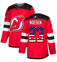 Youth Adidas New Jersey Devils 23 Stefan Noesen Authentic Red USA Flag Fashion NHL Jersey Youth Adidas New Jersey Devils 23 Stefan Noesen Authentic Red USA Flag Fashion NHL Jersey