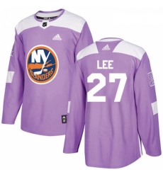 Youth Adidas New York Islanders 27 Anders Lee Authentic Purple Fights Cancer Practice NHL Jersey Youth Adidas New York Islanders 27 Anders Lee Authentic Purple Fights Cancer Practice NHL Jersey