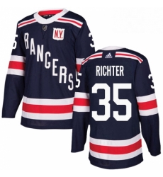 Mens Adidas New York Rangers 35 Mike Richter Authentic Navy Blue 2018 Winter Classic NHL Jersey Mens Adidas New York Rangers 35 Mike Richter Authentic Navy Blue 2018 Winter Classic NHL Jersey